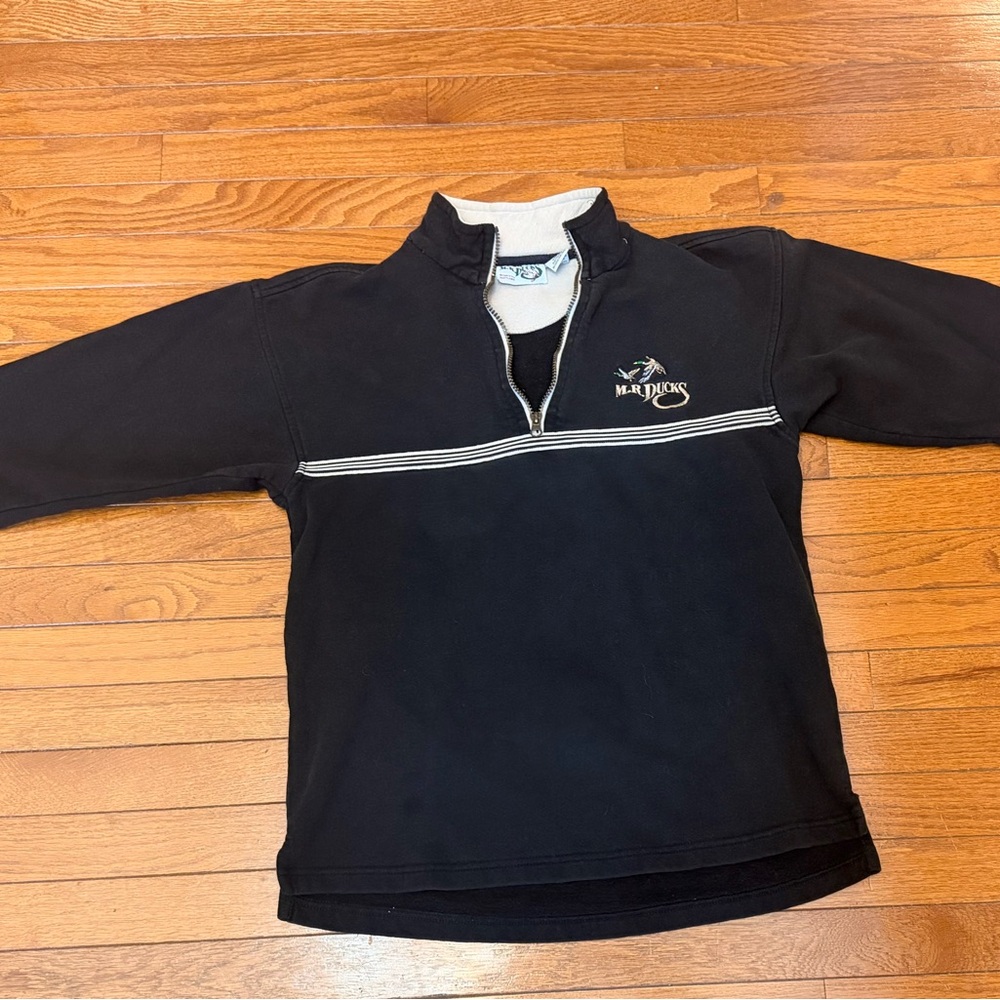 M.R. DUCKS  Quarter-Zip Pullover Sweatshirt